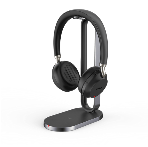  Yealink BH72 Trådløs Headset + Ladestander, (M), Sort, USB-A